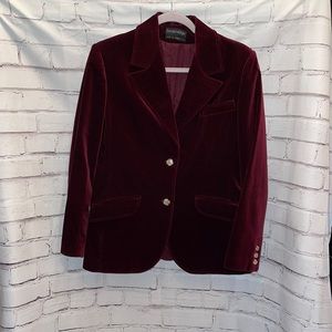 EUC BRECKENRIDGE LADIES VELVET BLAZER SZ 12